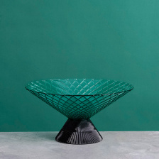 Ваза Cloyd MESO Vase / ?25 см - зелен. стекло