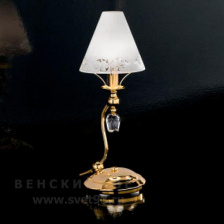 Настольная лампа 397/1L Gold White IDL Италия  40W 36 см Золото Fosca
