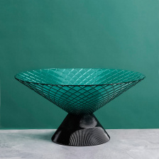 Ваза Cloyd MESO Vase / ?35 см - зелен. стекло