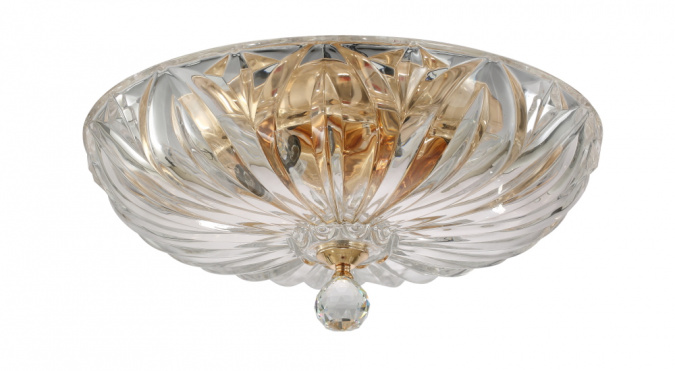 Светильник потолочный Crystal Lux DENIS D400 GOLD фото 1