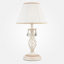 Интерьерная настольная лампа Amelia 10054/1 белый с золотом