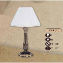 Интерьерная настольная лампа 248R 248R/1 AY WHITE SHADE