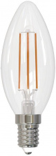 Лампочка светодиодная филаментная LED-C35-SLF LED-C35-5W/4000K/E14/CL/SLF