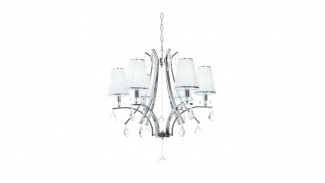 Подвесной светильник Glamour LDP 66247-6 WT+CHR