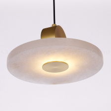 Подвесные светильники Cloyd PILAT-C P1 / Ø25 см - алебастр - латунь (арт.11199)