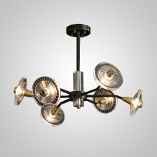 Потолочная люстра JANICA L6 Brass Black