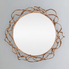 Зеркало Cloyd SFUMATO Mirror / ?80 см - латунь