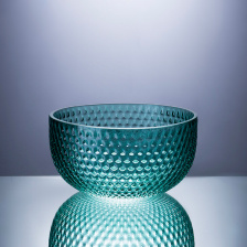 Ваза Cloyd DOTT Vase / выс. 10 см - зелен. стекло