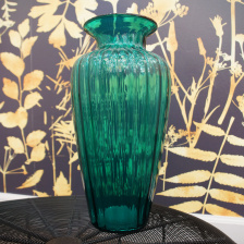 Ваза Cloyd LIDION Vase / выс. 36 см - зелен. стекло