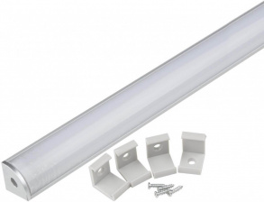 Профиль для светодиодной ленты UFE-K UFE-K06 Silver/Frozen 200 Polybag