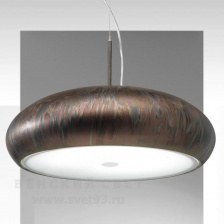 Светильник подвесной 479/40 brown corten IDL Италия  22W 28 см (без учета цепи) Кортен-сталь коричневого цвета Ponza
