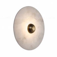 Бра Cloyd AXIOM-A W1 / Ø30 см - алебастр - латунь (арт.20332)