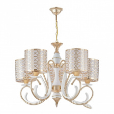 Подвесная люстра Florentia-1237 301237/5 Wh/Gd