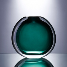 Ваза Cloyd MAZZORBO Vase / выс. 23 см - зелен. стекло