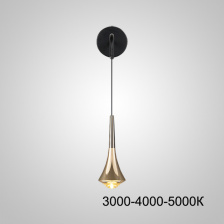 Настенный светильник CAI WALL Brass Трехцветный свет