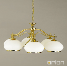 Люстра Orion LU 1460/6 gold/385 opal-gold