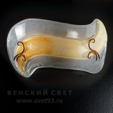 Бра 361/2A Amber V402/204/6 IDL Италия  60W 24 см Янтарного цвета Pergamena