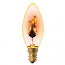 Лампочка светодиодная  IL-N-C35-3/RED-FLAME/E14/CL
