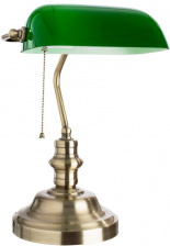 Интерьерная настольная лампа Banker A2492LT-1AB
