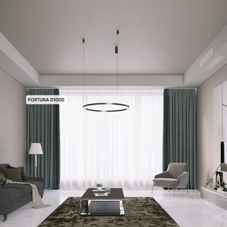 Люстра Crystal Lux FORTUNA SP123W LED BLACK фото 24