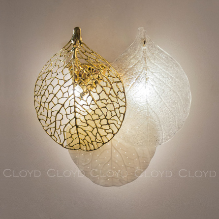 Бра Cloyd RUSKEALA W3 / выс. 31 см - золото фото 1