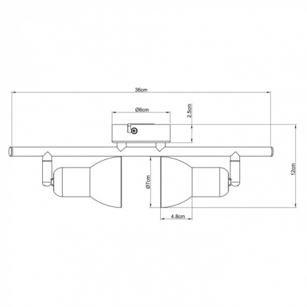 Спот Falena A3115PL-2SS фото 2
