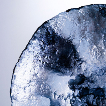 Тарелка Cloyd MATENO Dish / Ø40 см - синее стекло (арт.50054) фото 3