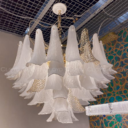 Люстра Cloyd WASABI C16 / Ø84 см - керамика - золото (арт.11327) фото 2