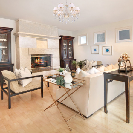 Подвесная люстра Amelia 3637/7 белый с золотом фото 2