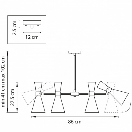 Потолочная люстра Dumo 816081 фото 2