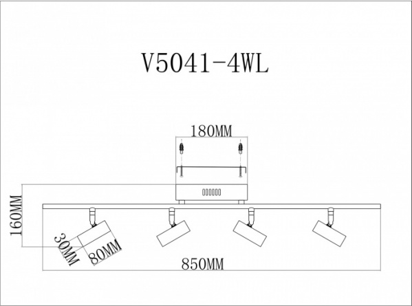 Спот Right V5041-4WL фото 2