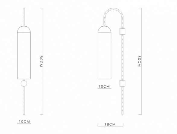 Бра ARTICOLO float Wall Sconce Snow фото 2