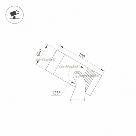 Прожектор уличный RAY 032558 фото 2