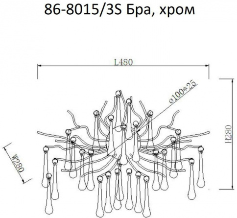 Бра  86-8015/3S фото 2