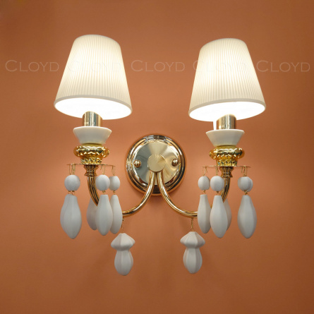 Бра Cloyd LOTTIE-B W2 - белая керамика (арт.20337) фото 3