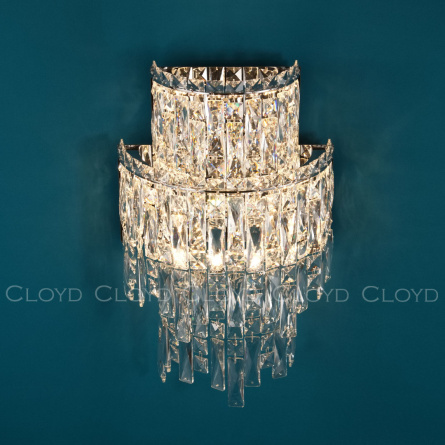 Бра Cloyd ANTREA W2 / выс. 48 см - хром (арт.20340) фото 3