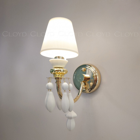 Бра Cloyd LOTTIE-B W1 - белая керамика (арт.20336) фото 2