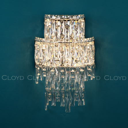 Бра Cloyd ANTREA W2 / выс. 48 см - хром (арт.20340) фото 2