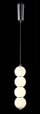 Светильник подвесной Crystal Lux DESI SP3 CHROME/WHITE фото 8
