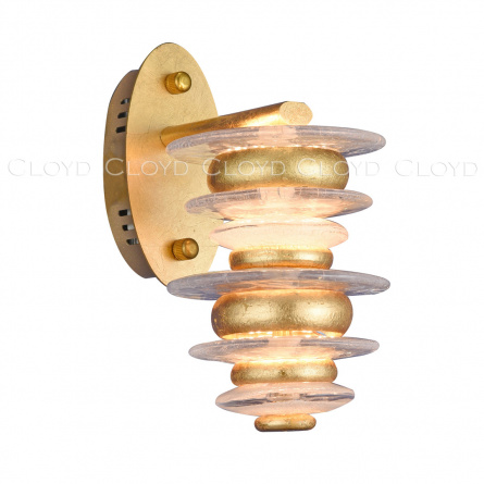 Бра Cloyd GEFEST W3 / выс. 30 см - золото сусальн. (арт.20124) фото 1