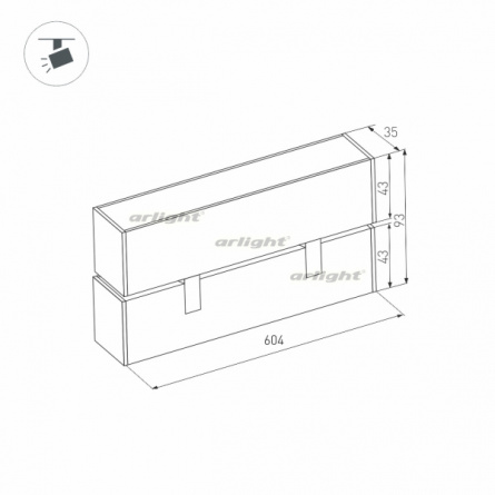 Трековый светильник MAG-45 026994 фото 2