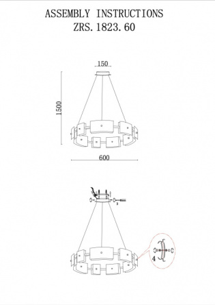 Подвесной светильник Loft ZRS.1802.60 фото 2