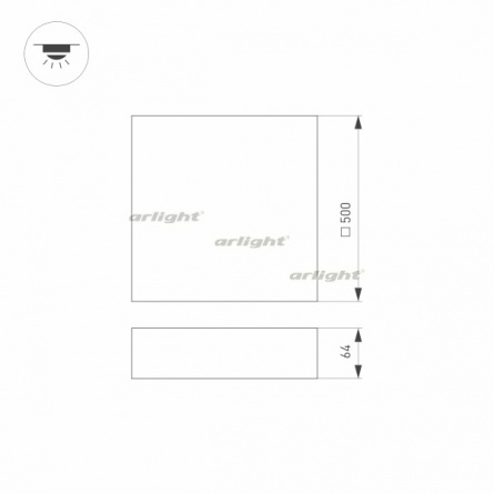 Потолочный светильник QUADRO 034801 фото 3