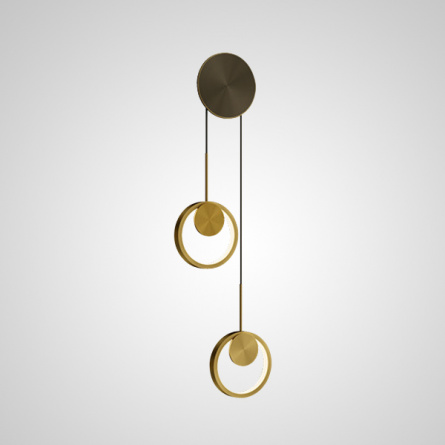 Настенный светильник RISOR BLOCK L2 Brass фото 1