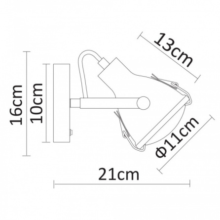 Спот Faro A9178AP-1GY фото 2