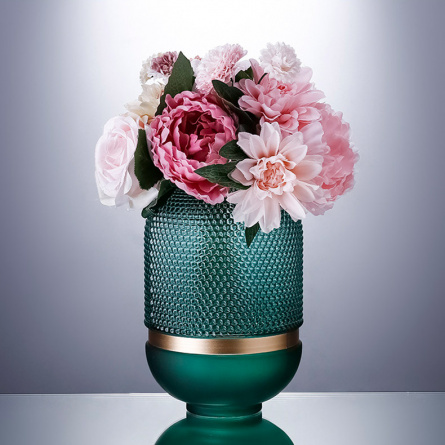 Мебель и интерьер/Вазы Cloyd DOTT Vase / выс. 21 см - зелен. стекло (арт.50032) фото 2