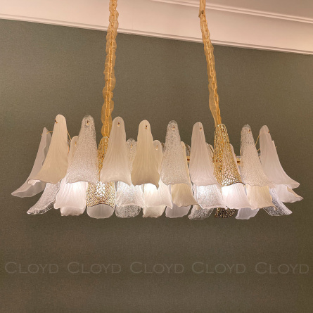 Люстра Cloyd WASABI C8 / L111 см - керамика - золото (арт.11328) фото 4