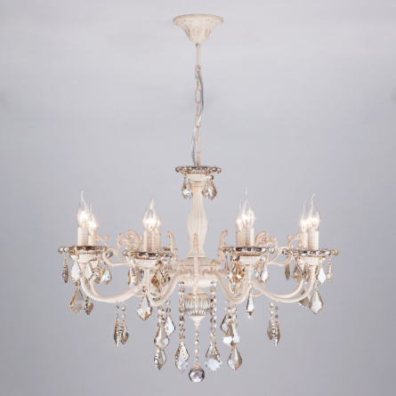 Подвесная люстра Elisha 3281/8 белый с золотом фото 1