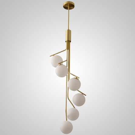 Подвесной светильник SHIRLEY 6 brass фото 1