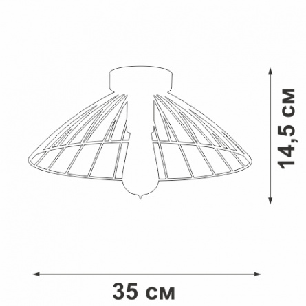 Потолочный светильник  V3036-1/1PL фото 2